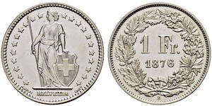 1 Franc Svizzera Argento 