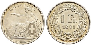 1 Franc Svizzera Argento 