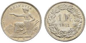 1 Franc Svizzera Argento 