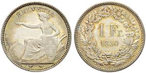 1 Franc Svizzera Argento 