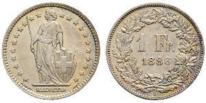 1 Franc Svizzera Argento 