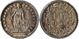 1 Franc Svizzera Argento 