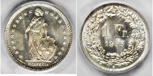 1 Franc Svizzera Argento 