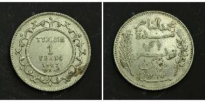 1 Franc Tunisia Argento 