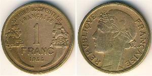 1 Franc French West Africa (1895-1958) Bronce 