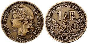 1 Franc Kamerun Bronze 