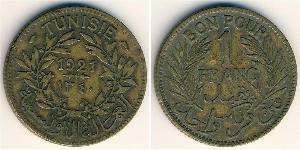 1 Franc Tunesien Bronze 