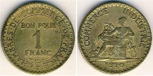 1 Franc Terza Repubblica francese (1870-1940)  Bronzo 