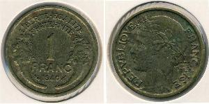 1 Franc Terza Repubblica francese (1870-1940)  Bronzo 