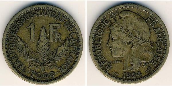 1 Franc Togo Bronzo 