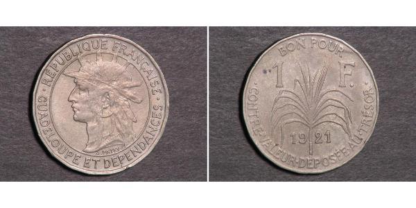 1 Franc Guadeloupe Cuivre/Nickel 