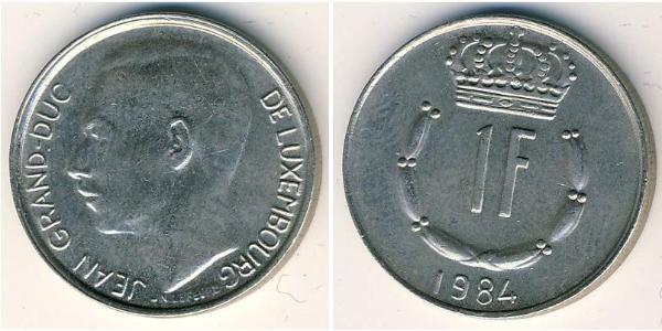 1 Franc Luxembourg (pays) Cuivre/Nickel 