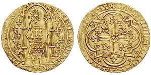 1 Franc Kingdom of France (843-1791) Gold Charles V of France (1338 - 1380)