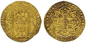 1 Franc Kingdom of France (843-1791) Gold Charles V of France (1338 - 1380)