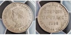 1 Franc Reunion Kupfer 