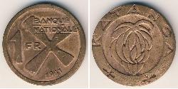 1 Franc  Kupfer 
