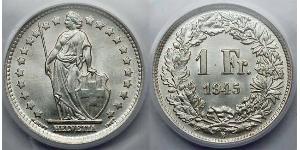 1 Franc Schweiz Kupfer/Nickel 