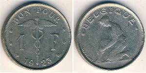 1 Franc Belgium Nickel 