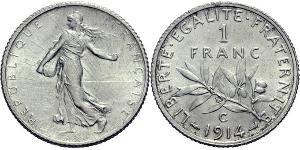 1 Franc Francia Níquel/Cobre/Plata 