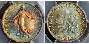 1 Franc Francia Níquel/Cobre/Plata 