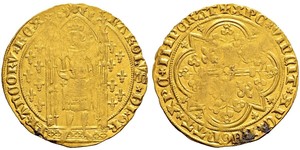 1 Franc Kingdom of France (843-1791) Or Charles V of France (1338 - 1380)