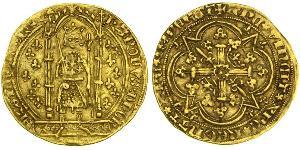 1 Franc Kingdom of France (843-1791) Or Charles V of France (1338 - 1380)