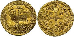 1 Franc Francia medioevale (843-1791) Oro Giovanni II di Francia(1319-1364)