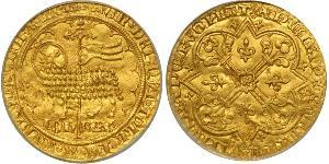 1 Franc Reino de Francia (843-1791) Oro Juan II de Francia(1319-1364)