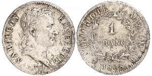 1 Franc Primer Imperio francés (1804-1814) Plata 