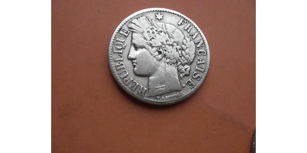 1 Franc Tercera República Francesa (1870-1940)  Plata 