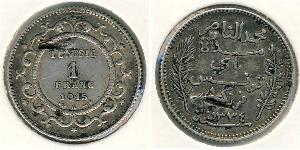 1 Franc Túnez Plata 