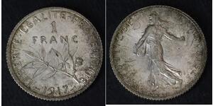 1 Franc Francia Rame/Argento/Nichel 
