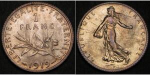 1 Franc Francia Rame/Argento/Nichel 