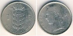 1 Franc Belgio Rame/Nichel 