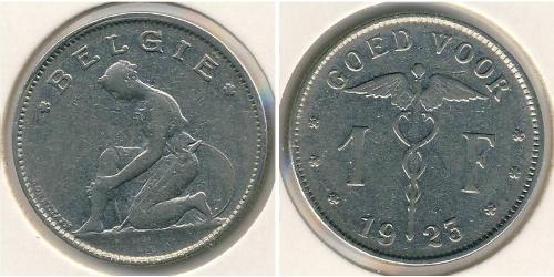 1 Franc Belgio Rame/Nichel 