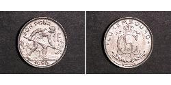 1 Franc Lussemburgo Rame/Nichel 