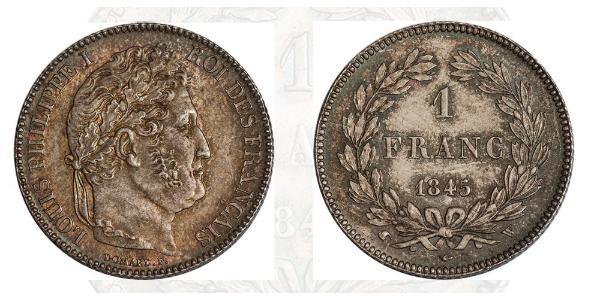 1 Franc Julimonarchie (1830-1848) Silber Louis-Philippe I (1773 -1850)