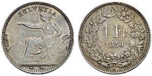 1 Franc Schweiz Silber 