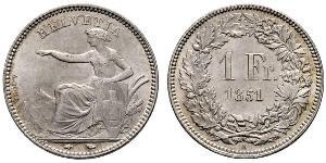 1 Franc Schweiz Silber 