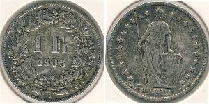 1 Franc Schweiz Silber 