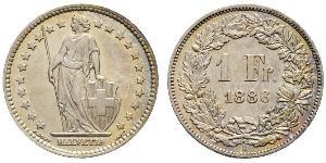 1 Franc Schweiz Silber 