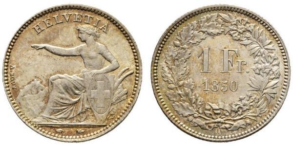 1 Franc Schweiz Silber 