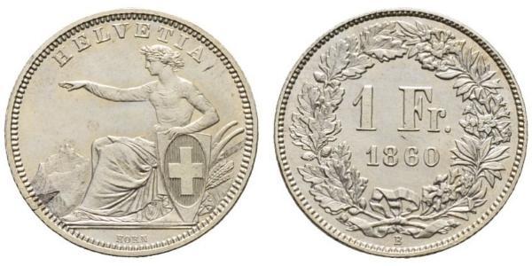 1 Franc Schweiz Silber 