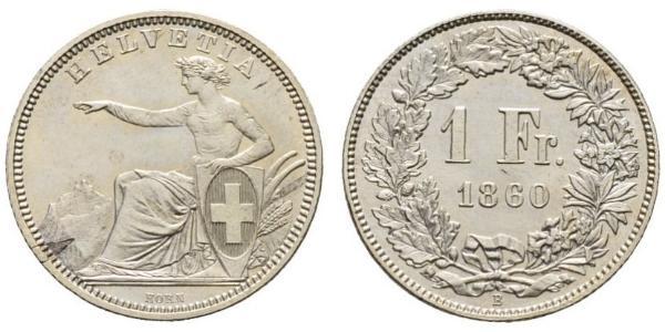 1 Franc Schweiz Silber 