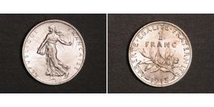 1 Franc Frankreich Silber/Kupfer/Nickel 