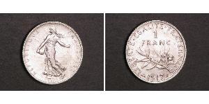 1 Franc Frankreich Silber/Kupfer/Nickel 