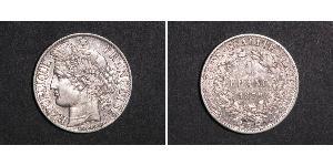 1 Franc French Third Republic (1870-1940)  Silver 