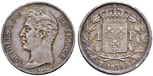 1 Franc Kingdom of France (1815-1830) Silver 