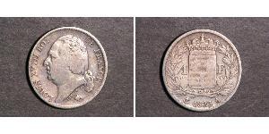 1 Franc Kingdom of France (1815-1830) / France Silver Louis XVIII of France (1755-1824)