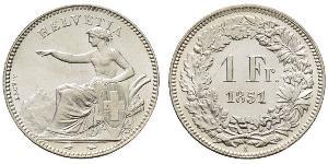 1 Franc Switzerland Silver 